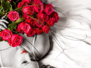 Фотообои с акцентом на черно-белое